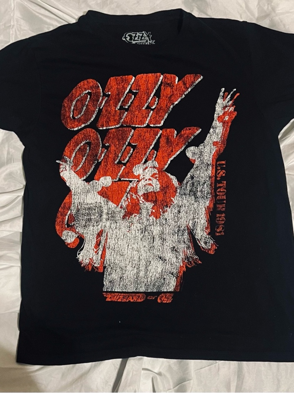 Ozzy Osbourne 1981 Vintage Blizzard Of Ozz Tour T Shirt Men’s  S
